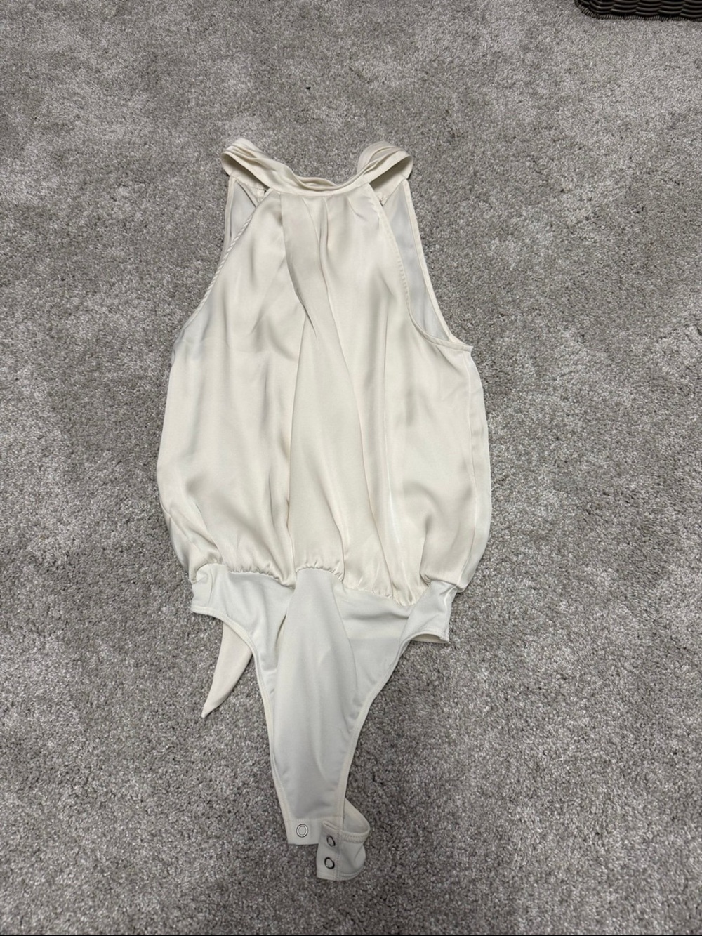 Express Satin Halter Bodysuit